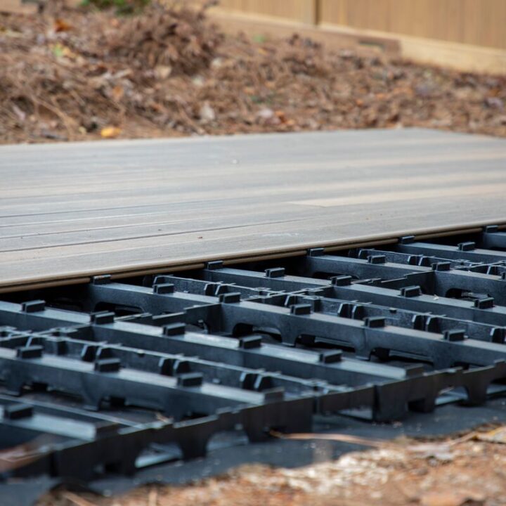 Instadeck assembly - hardwoods composite decking